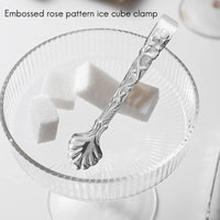 3 x Brand New Yuikome 6pcs Vintage Relief Stainless Steel ICE Square Sugar Food Kitchen Serving Barware Silver  - RRP €61.2