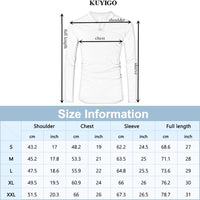 1 x RAW Customer Returns KUYIGO Men s Casual Henley T-Shirts Slim Fit Long Sleeve Cotton Long Sleeve L White - RRP €22.7