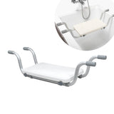 1 x RAW Customer Returns bimiti Bath Seat, Bath Boards, Non-Slip Seat Board Extendable 72-82cm Bath Shelf 130 kg Load Capacity for Adults, Seniors Bathtub Bathroom Chair Bathroom Bath Board - RRP €54.64