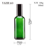 1 x RAW Customer Returns YIZHAO Green Spray Bottle 100ml, Small Glass Spray Bottle with Atomizer, for Essential Oils, Cosmetics, Perfume, Cleaning, Travel Bottle, Pharmacist, Set 9Pcs - RRP €29.99