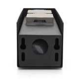 1 x RAW Customer Returns LED Universe garden socket made of stainless steel, IP44 for outdoors, 23cm anthracite 4-way  - RRP €50.41