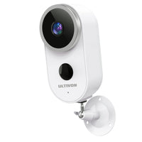 1 x RAW Customer Returns Ultivon Surveillance Camera Outdoor Battery, 1080P WiFi IP Camera Outdoor Wireless Outdoor Waterproof Surveillance Camera with Night Vision, PIR Motion Detection, 2-Way Audio, Alarm Press, SD Memory - RRP €55.6