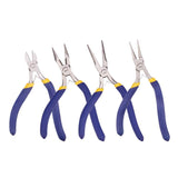 1 x RAW Customer Returns BENECREAT 4-piece Precision Comfort jewelry pliers set for jewelry making - long nose with cutter round nose long nose side cutter - RRP €19.04