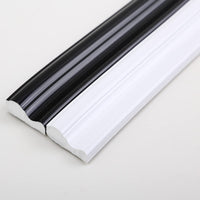 1 x RAW Customer Returns Gaahing Wall Moulding Strip Chair Rail Peel and Stick Self Adhesive Trim Strip DIY Home Decor on Cabinet Door Mirror Frame 5m x 32mm White - RRP €39.53