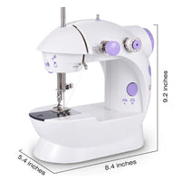 7 x RAW Customer Returns WENMILY Portable Sewing Machine Mini Sewing Machine Two Wire Two Speed Pedals Mini Size - RRP €167.93