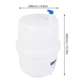 1 x RAW Customer Returns 3.2 Gallon Pressure Water Storage Tank with Ball Valve, Anti-Aging, for delRO Water Purifier Accessory - RRP €55.01