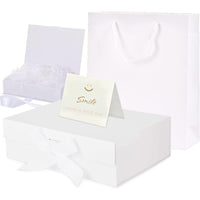 1 x RAW Customer Returns Magnetic Gift Boxes,Gift Box with Bow Box, Reusable Magnetic for Gift,Gift with Ribbon Gift Box,Gift Box,Gifts - RRP €13.87