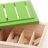 1 x RAW Customer Returns POFET Montessori Sorting Toddlers Child Education 1 Sorting Box, 8 Sorting Strips, 80 Mini Sorting Cards - RRP €22.18