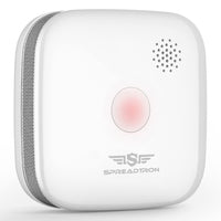 1 x RAW Customer Returns SPREADTRON Smoke Detector, Fire Detector with 10 Years Battery Life, Automated Testing, T V and EN14604 Certified, Pack of 1 - RRP €19.98