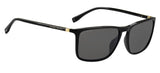 1 x RAW Customer Returns BOSS Unisex 0665 s it Sunglasses, 2M2 IR Black Gold, One Size - RRP €105.06