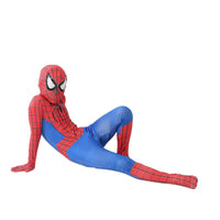 1 x RAW Customer Returns Kids Theme Party Cosplay Amazing Spider Fancy Costume, Boy Performance Superhero Action Disguise 3D Anime Boysuit Costume Overall for Halloween Christmas Carnival 130-140 - RRP €20.16