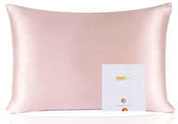 1 x RAW Customer Returns ZIMASILK 100 Mulberry Silk Pillowcase for Hair and Skin Health, Soft and Smooth, High Quality 6A Silk on Both Sides, 600 Thread Count, with Hidden Zipper, 1 Piece 50 x 75cm  - RRP €30.82