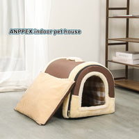 1 x RAW Customer Returns ANPPEX dog cave small dogs L, indoor dog house, cat house, cat cave XXL, dog house insulated, cuddly cave cuddly bed dog cave - RRP €59.98