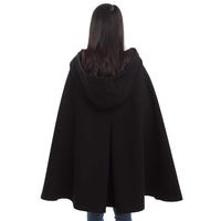 1 x RAW Customer Returns GRACEART Gothic Medieval Unisex Poncho Cape Bat Shal Cloak Throw Short - Black  - RRP €60.99