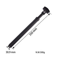 1 x RAW Customer Returns BESNIN Hydraulic Seatpost 30.9 350mm Bicycle Seat Post for Mountain Bike, Road Bike, BMX. - RRP €39.99