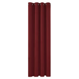 1 x RAW Customer Returns Deconovo Interior Blackout Curtains Bedroom 260 CM Height, Thermal Insulated Blackout Curtain for Interiors Modern Curtains for Living Room 1 Panel, 140x260 CM, Dark Red - RRP €31.41