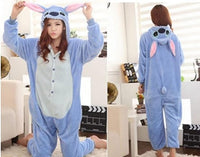 1 x RAW Customer Returns Generic Kraja Pajamas Kigurumi Animal Costume Suit for Carnival, Halloween, Party, Cosplay One-piece in Flannel, Soft and Comfortable Blue Stitch, XL Extralarge Height 178cm - 186cm XL  - RRP €29.62