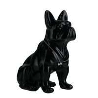 1 x RAW Customer Returns suruim French Bulldog Statues Decoration English Bulldog Figure Dog Statue Gifts Living Room, Desk Decoration Black, L  - RRP €67.69