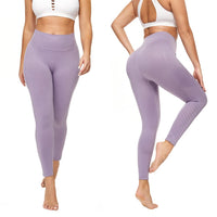 1 x RAW Customer Returns SEGRILA Sports Leggings Women s 7 8 High Waist Long Sports Pants Yoga Pants Gym Tights Opaque Lavender, Medium - RRP €14.03