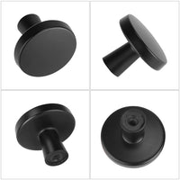 1 x RAW Customer Returns LONTAN 10 pieces cabinet knobs black furniture knobs black matt drawer knobs door knobs kitchen knobs cabinet knobs vintage knobs cupboard modern furniture knobs for bedroom - RRP €20.87