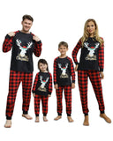 1 x RAW Customer Returns Christmas family pajamas, reindeer Christmas pajamas for women, long Christmas pajamas for women, checked pajamas for women black, Christmas pajamas for women, women s gift for Christmas, women s M - RRP €27.72