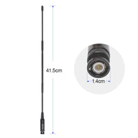 1 x RAW Customer Returns HYS 27 MHz 13 inch BNC connector antenna for CB handheld portable radio with BNC connector, compatible with Cobra Midland Uniden Anytone CB radio - RRP €16.13