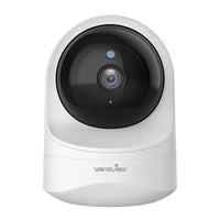 1 x RAW Customer Returns wansview WiFi IP Camera, 2K WiFi Surveillance Camera with Night Vision Motion Detection, Two-Way Audio, Compatible with Alexa, Baby Pet Security Camera, Q6 - RRP €25.28