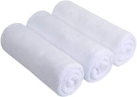 1 x RAW Customer Returns BW HM Fitness Towel Sports Towel Gym Towel 40x80cm Set of 3 White - RRP €16.99