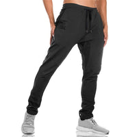 1 x RAW Customer Returns BROKIG Men s Track Pants Casual Slim Fit Running Pants with Double Pockets Black,L  - RRP €31.02