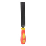 1 x Brand New sourcing map Spring Shaped Cone Files 6 T12 Bearing Steel 260x28mm Length Cut Hand Rasp File with Plastic Handle for Deburring and Stripping Material - RRP €12.1