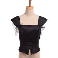 1 x Brand New FAD-4U Renaissance Corset Medieval Vest Women s Bustier Black, M  - RRP €14.18