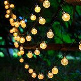 14 x Brand New mafiti outdoor fairy lights, solar fairy lights 12M 66 crystal balls 8 modes outdoor fairy lights, balcony fairy lights waterproof IP65 for garden, terrace, balcony, wedding - RRP €285.6