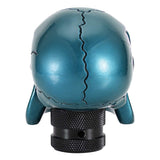 1 x RAW Customer Returns Fydun Gear Shift Knob, Skeleton Skull Head Gear Shift Knob Manual Shift Knob Cover blu  - RRP €16.81