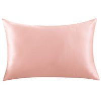 1 x RAW Customer Returns ZIMASILK 100 Mulberry Silk Pillowcase for Hair and Skin, 19 Momme Silk on Both Sides, Standard, 50 x 75 cm, Coral, 1 Piece - RRP €31.27