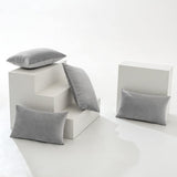 1 x Brand New MIULEE 4 Pieces Velvet Cushion Cover Sofa Cushions Pillowcase Gradient Colors Modern Decoration for Chair Bed Living Room Bedroom 30x50 cm Gray - RRP €19.15