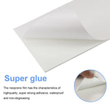 1 x RAW Customer Returns Neoprene Foam Sheet Self-Adhesive Multifunctional Foam Closed Cell Foam Roll Soundproofing Non-Slip Insulation Shock Absorption Buffer White, 300mm W x3mm D x3m L  - RRP €24.99