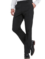 1 x RAW Customer Returns MAGIC SELECT Elegant suit trousers for men. Suit trousers, straight cut with pleats and pockets for office, work, waiters, 80 cotton-20 polyester  - RRP €22.16