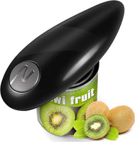 1 x RAW Customer Returns Electric can opener, helps arthritis sufferers, seniors and chefs easily and opens cans automatically, flat and smooth, for all sizes of round tin cans - RRP €20.87