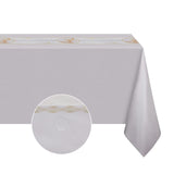 9 x Brand New FYY Plastic Tablecloth, 220x140cm, Waterproof Oilproof PVC Tablecloth, Heat Resistant Tablecloth for Home Hotel Restaurant - RRP €172.8