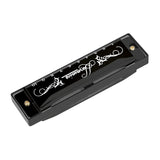 1 x RAW Customer Returns OriGlam Blues Harmonica Mouth Organ, Diatonic Blues Harmonica Key of C, 10 Holes 20 Notes Blues Harp Mouth Organ Harmonica Black  - RRP €25.2