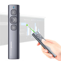 1 x RAW Customer Returns NORWII N95 Green Pointer Rechargeable, 100M Long Control Range Designed for Large Occasions, Rechargeable Wireless Presenter Remote Presentation USB Presenter for Mac Laptop Computer - RRP €32.99