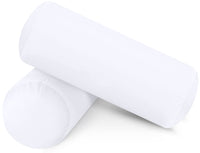 1 x RAW Customer Returns Utopia Bedding Cylindrical Pillow 15 x 40 cm 2 Units , Silicone Virgin Fiber, Cylindrical Cushion White  - RRP €19.99