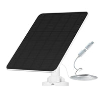 1 x RAW Customer Returns 6W Solar Panel for Security Camera, USB Solar Panel Compatible with Rechargeable Battery Camera, Solar Panel with 9.8ft Charging Cable, IP65 Waterproof - RRP €22.99