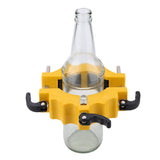 1 x RAW Customer Returns Cocoarm Glass Cutter for Wine Bottles or Beer Bottles Cutting Tool Craft Making Yellow  - RRP €31.59