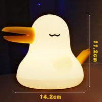 1 x Brand New FARYODI Kids Night Lamp, Silicone Bird Night Lamp, Portable Bedside Lamp, Rechargeable Usb-C, Touch Led Three-Color Dimming Table Lamp for Indoor, Outdoor, Living Room, Children s Room Decoration. - RRP €20.4