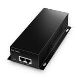 1 x RAW Customer Returns Gigabit PoE Injector, 90W 802.3af at bt 1000Mbit s, Plug Play, Metal for Desktop Wall Mounting, Distance up to 100Meters 328 ft.  - RRP €48.99