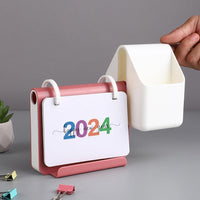 1 x Brand New Tagtight Pen Holder with Calendar 2024 - Multifunctional Desk Organizer with Monthly Calendar, Desktop Pen Holder and Storage for Office and Home, Stylish Design - RRP €20.4