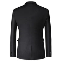 1 x RAW Customer Returns Cegerne Men s Jacket Sporty Leisure Blazer Business Suit Jacket One Button Men Suit, Black, S - RRP €60.99