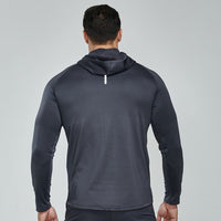 3 x Brand New Ychnaim Men s Hoodie Fleece Sweat Body fit Long Sleeve Top Running Hoodie Sweat with Reflective Strips Color Dark Gray Size S - RRP €68.4