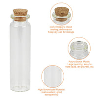 1 x RAW Customer Returns Glass Bottle Set, 40pcs 20ml Mini Bottles with Corks, Small Glass Bottle for Wedding with 10m Jute Ribbon, 40 Eyebolts, 50 Paper Labels - RRP €26.55